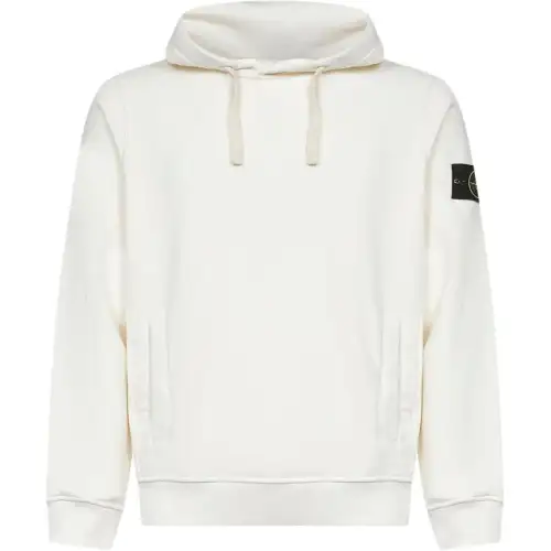 STONE ISLAND Logo Patch Drawstring Hoodie