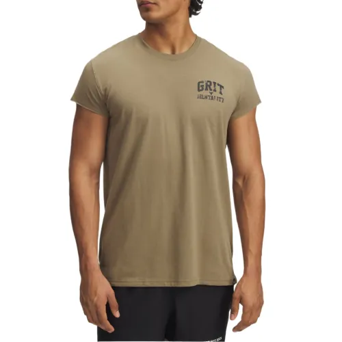 Under Armour Project Rock T Shirt Men's Brown