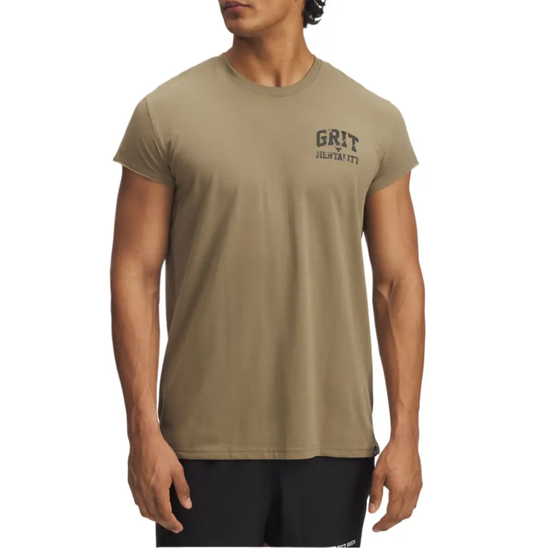 Under Armour Project Rock T Shirt Men's Brown