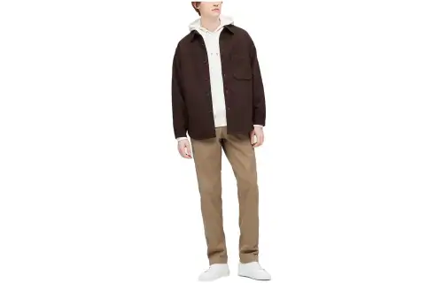UNIQLO Casual Pants Men's Light Umber Moderate Straight Fit Pants