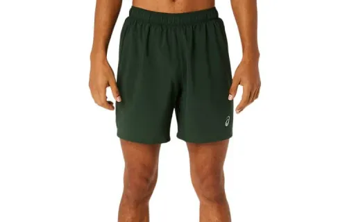 Asics ICON SHORT Casual Shorts Men's Rainforest/Glow In The Dark Yellow