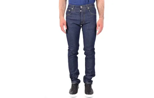 LOEWE Jeans Men's Blue Moderate Slim Fit Pants