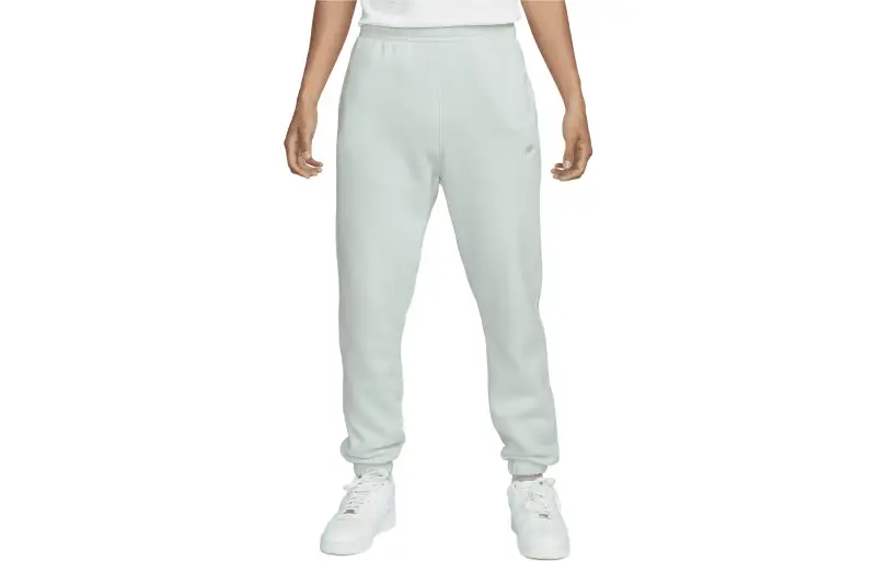Nike Knitted Sweatpants Men's Teal Moderate Cuffed Pants