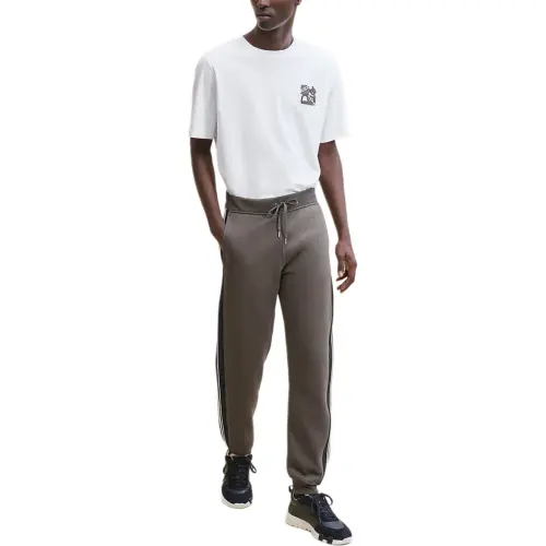 HERMES Knitted Sweatpants Men's Basalt