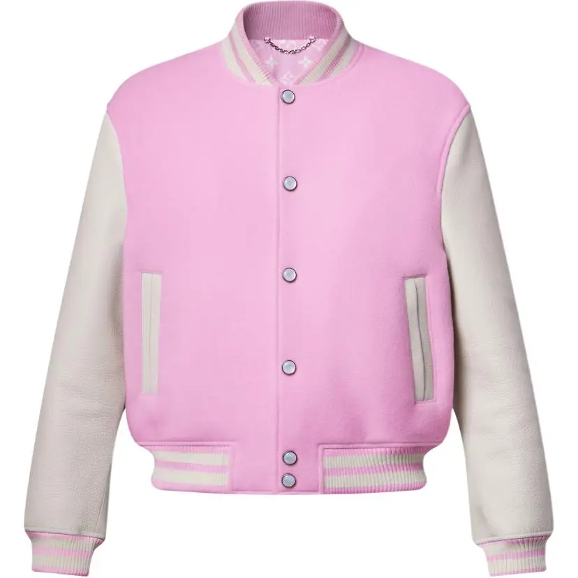 LOUIS VUITTON Signature Leather Varsity Jacket