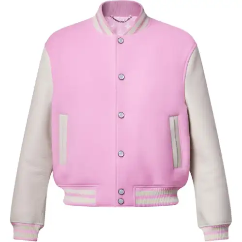LOUIS VUITTON Signature Leather Varsity Jacket