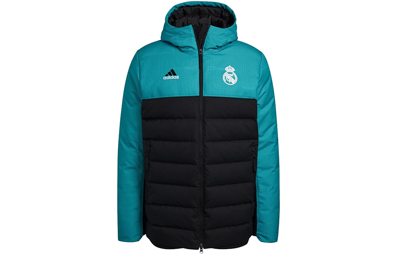 Мужская куртка adidas зимняя (черно-серая)