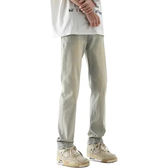 COMOWA Jeans Unisex Moderate Straight Fit Pants