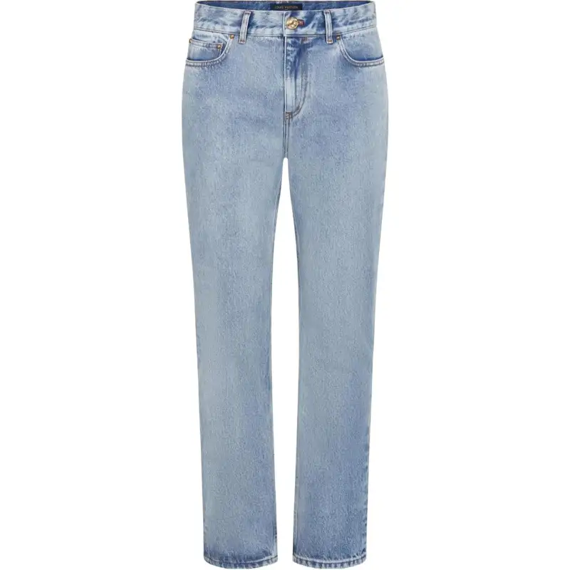 LOUIS VUITTON Washed Slim Jeans