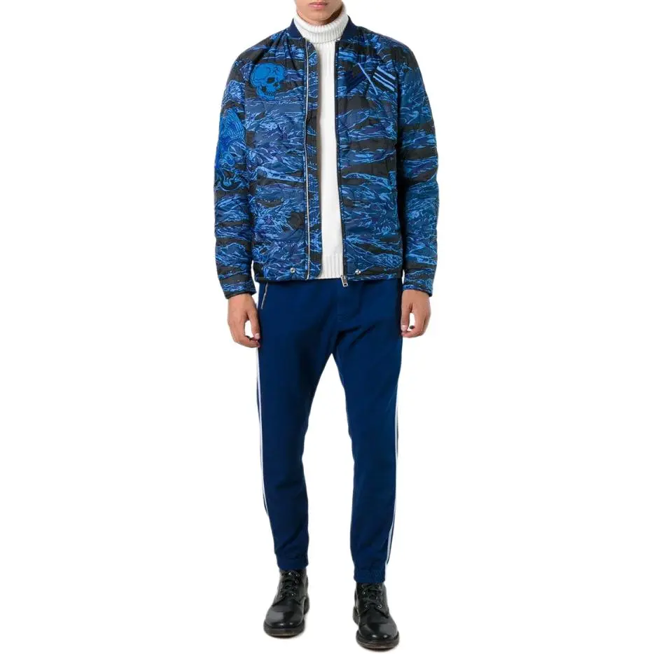 DIESEL Puffer Jacket Men's Blue