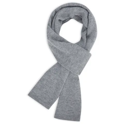 CALVIN KLEIN Cashmere Sheep Wool Knit Scarves Men's Light Gray