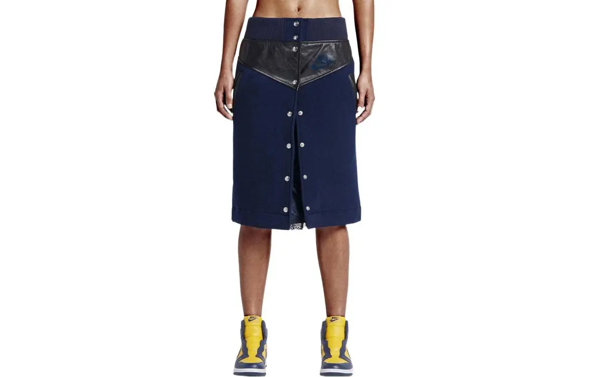 Nike Casual Long Skirts Women's Blue Moderate Mid-Length Other