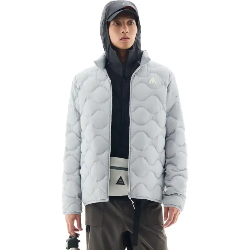 Anta Outdoor Collection Down Jacket Men's Limestone Mud
