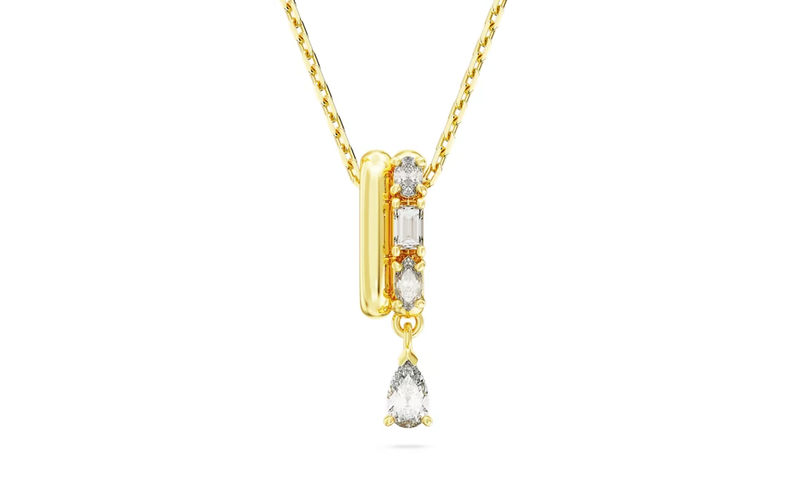 Женское колье Swarovski Imber (золотое)
