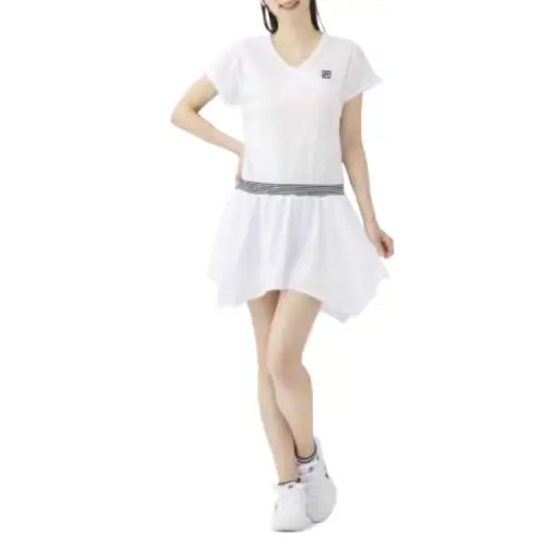 FILA Short Sleeved Dress Women's White