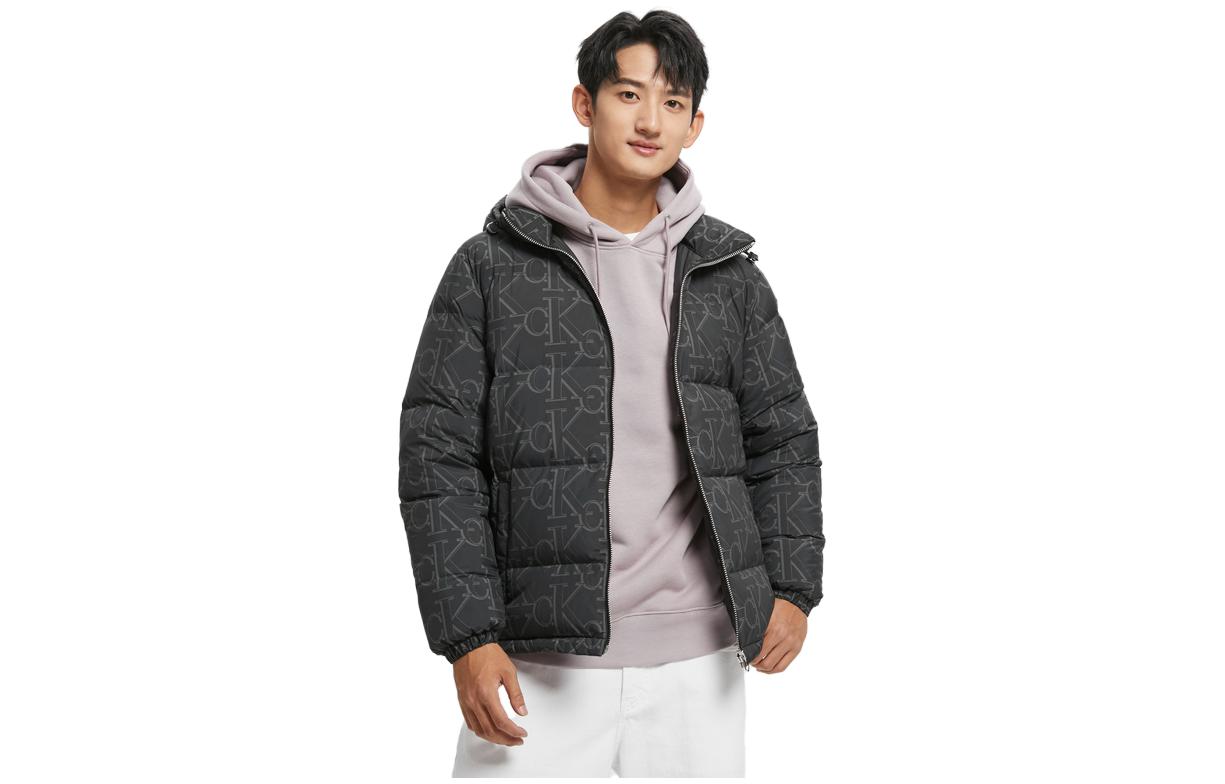 Мужской пуховик CALVIN KLEIN Down Jacket (черный)