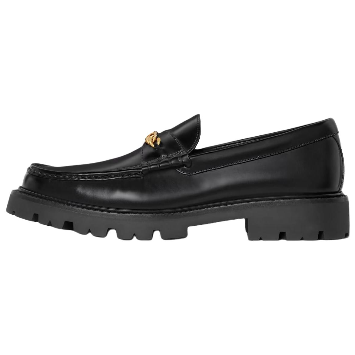 CELINE Селена круглая голова, лоферы ног мужской стиль черный