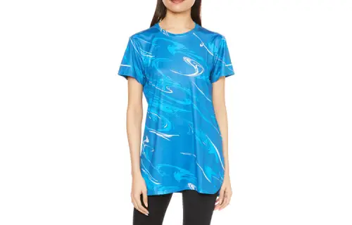 ASICS Regular T Shirt Women's Blue