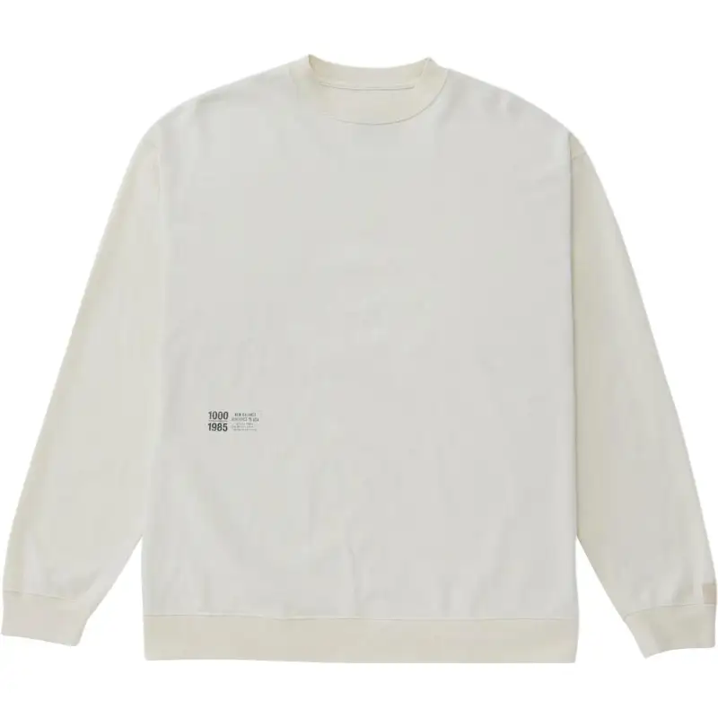 New Balance T Shirts Men's Oat Crew Neck Moderate Straight Fit