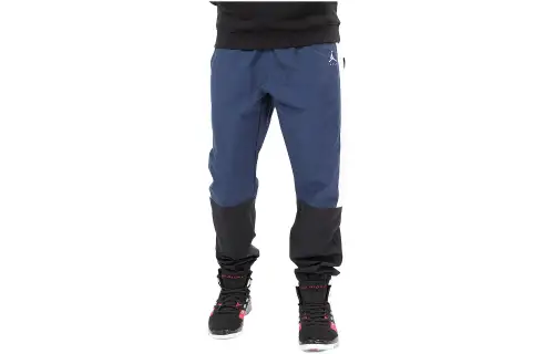 Jordan Casual Pants Men's Blue Black Moderate Cuffed Pants