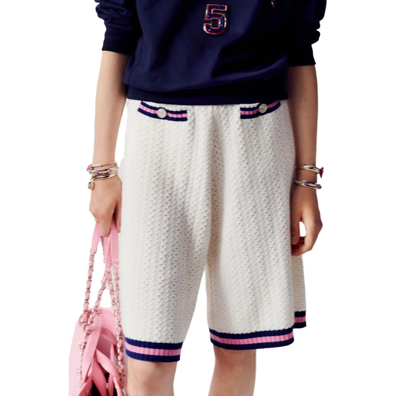CHANEL SS23 Casual Shorts Women's Ivory