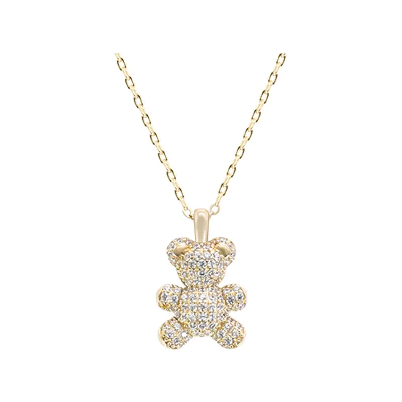 NAME.S 925 Silver Zircon Necklaces Women's Gift Box Set
