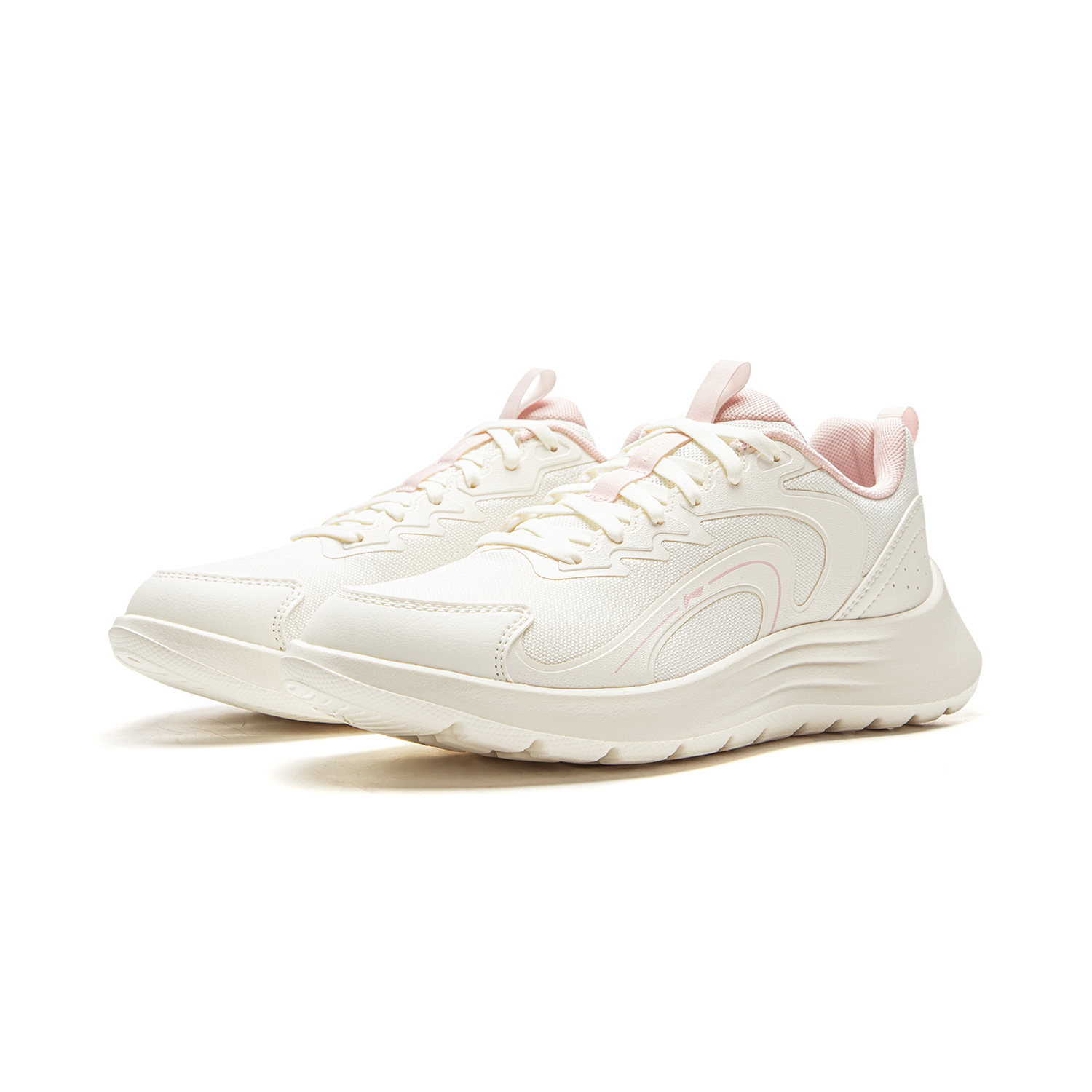 Li Ning Light Feather FW Cushioning Slip Resistant Abrasion Resistant Breathable Low top Running Shoes Women’s