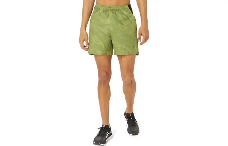 ASICS Casual Shorts Men's Green Moderate