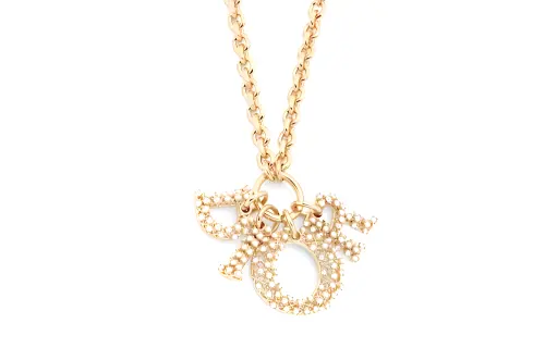 DIOR Lady Dior Metal Necklaces Women's