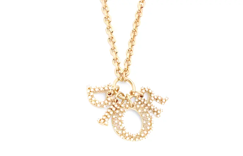 DIOR Lady Dior Metal Necklaces Women's