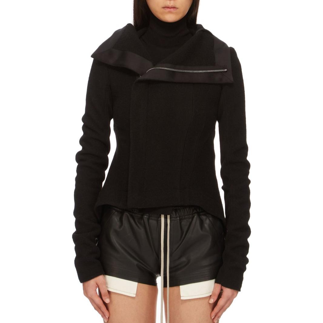 RICK OWENS Naska Virgin Wool Biker Jacket