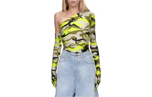 Vetements T Shirts Women's Camouflage