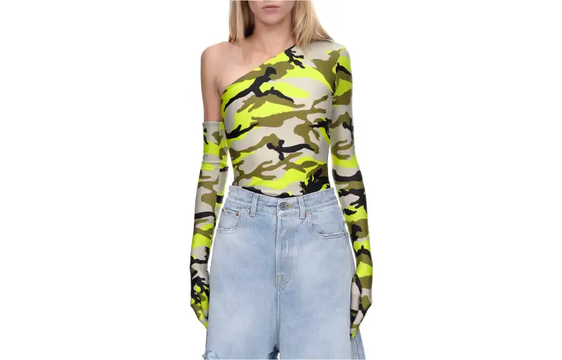 Vetements Camouflage base long-sleeve, slim fit