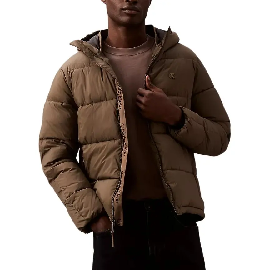 CALVIN KLEIN Down Jacket Men's Brown