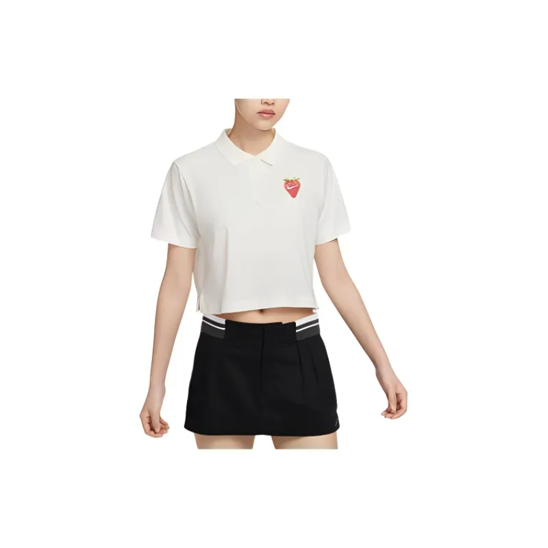 Nike Polo Shirt Women's Milk White
