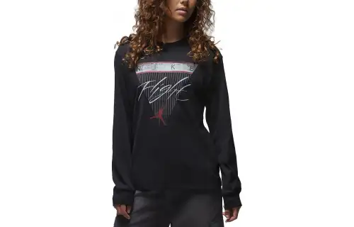 JORDAN Women's Long-Sleeve Graphic T-Shirt