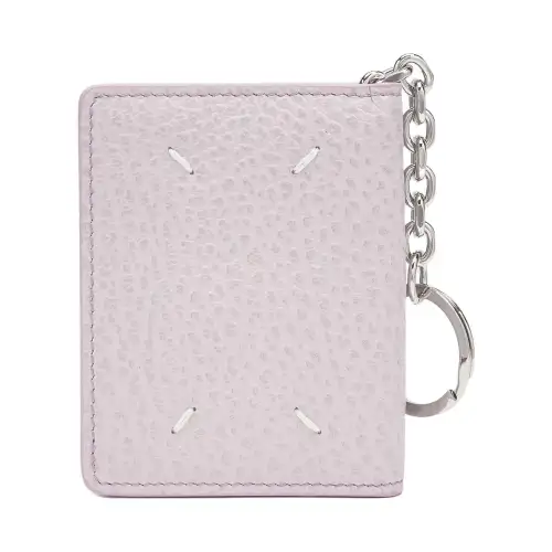 Maison Margiela Leather Wallet Unisex Light Purple
