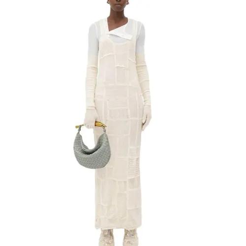 Bottega Veneta FW23 Long Sleeved Dress Women's White