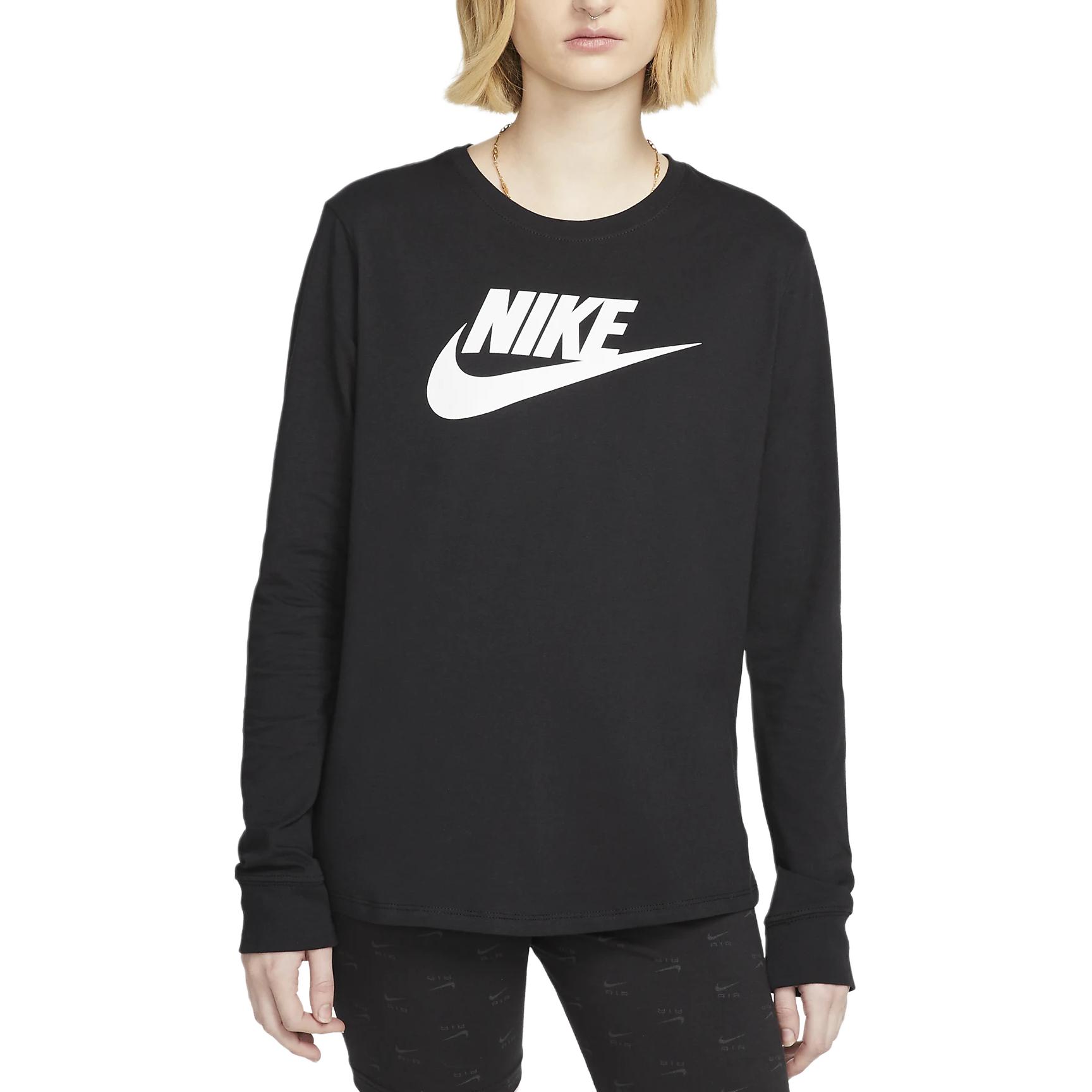 Женская футболка Nike Club Essential (черная)