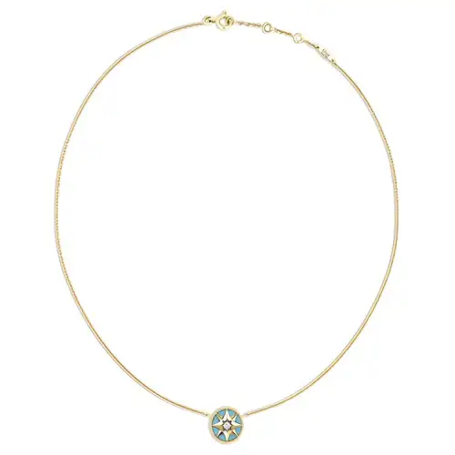 DIOR Rose Des Vents Karat Gold, Diamond, 18K Gold Necklaces Women's