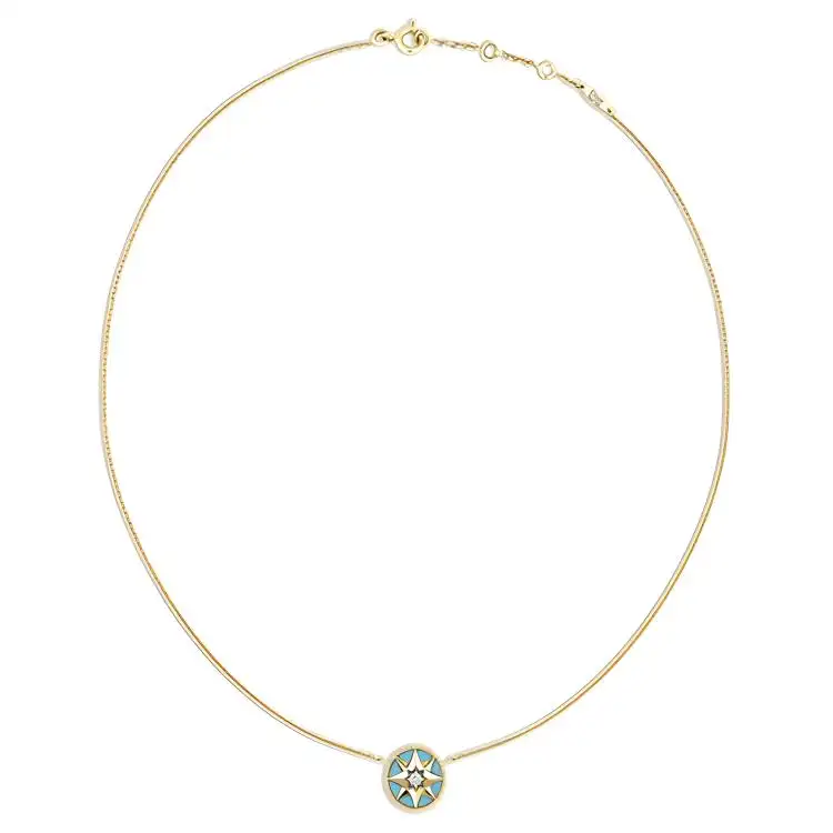 DIOR Rose Des Vents Karat Gold, Diamond, 18K Gold Necklaces Women's