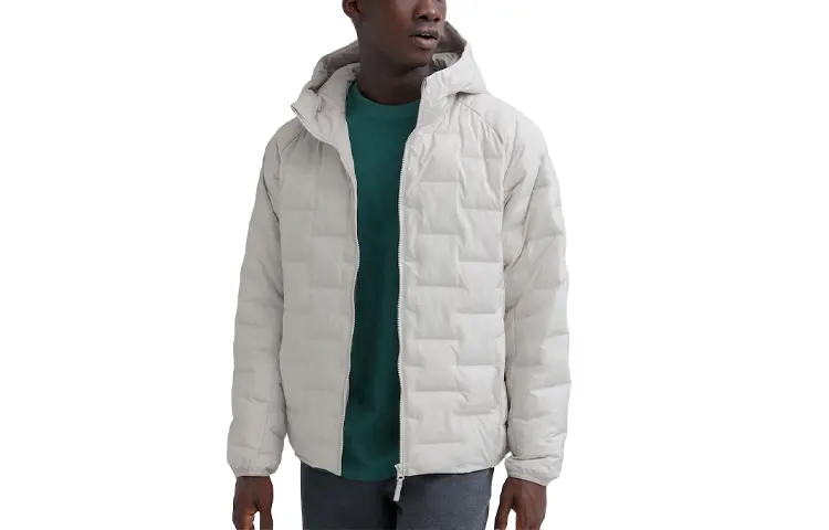 UNIQLO Puffer Jacket Unisex Mist White
