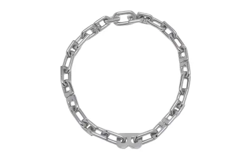 Balenciaga B Chain Thin Necklace