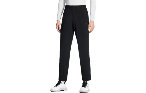 Anta Men's Training Collection, Thickened And Fleece Lined Thermal Stretch Straight Fit Knitted Sweatpants Men's