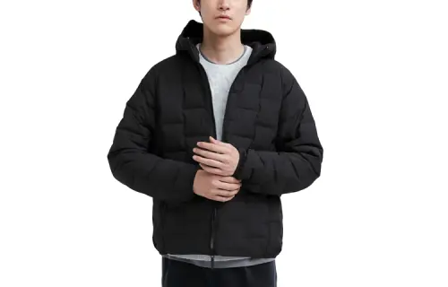 UNIQLO Puffer Jacket Unisex Space Black