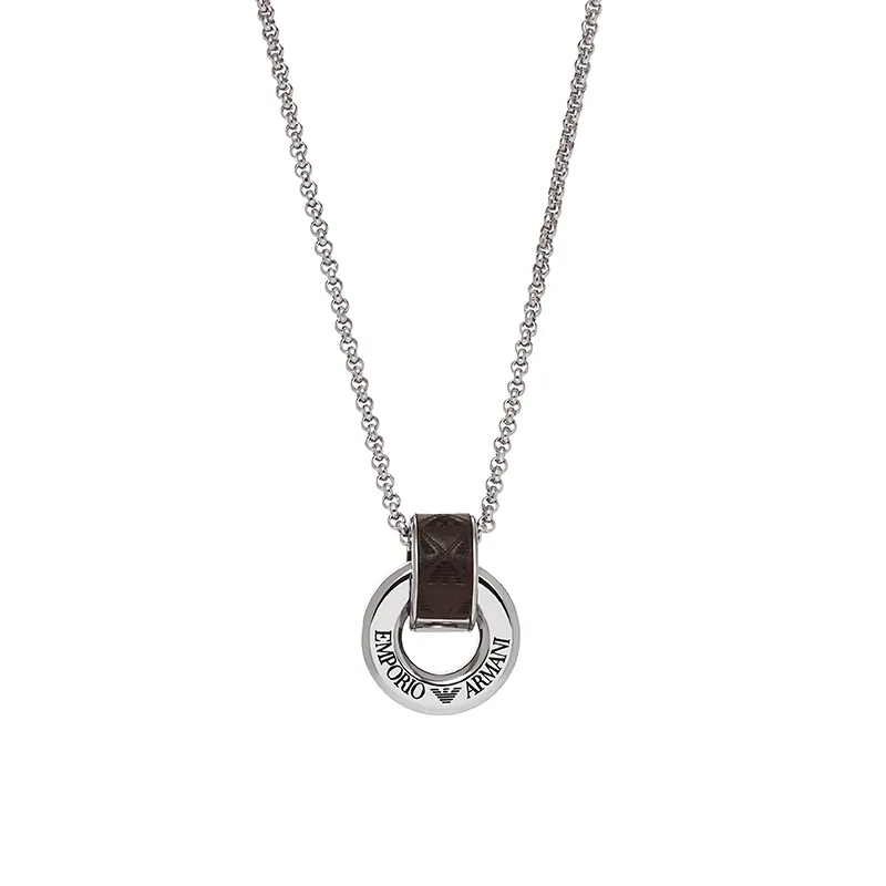 EMPORIO ARMANI Stainless Steel Pendant Necklace