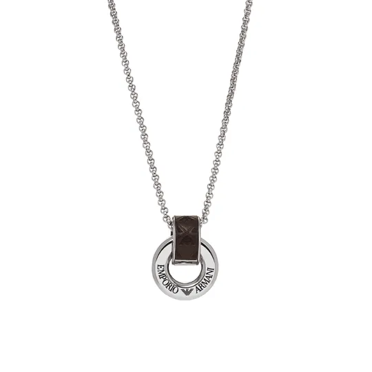 EMPORIO ARMANI Stainless Steel Pendant Necklace