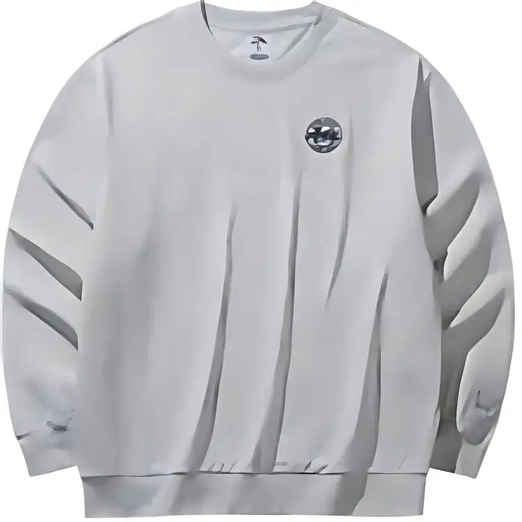 Anta Life Collection Sweatshirt Unisex Gray Heather Gray