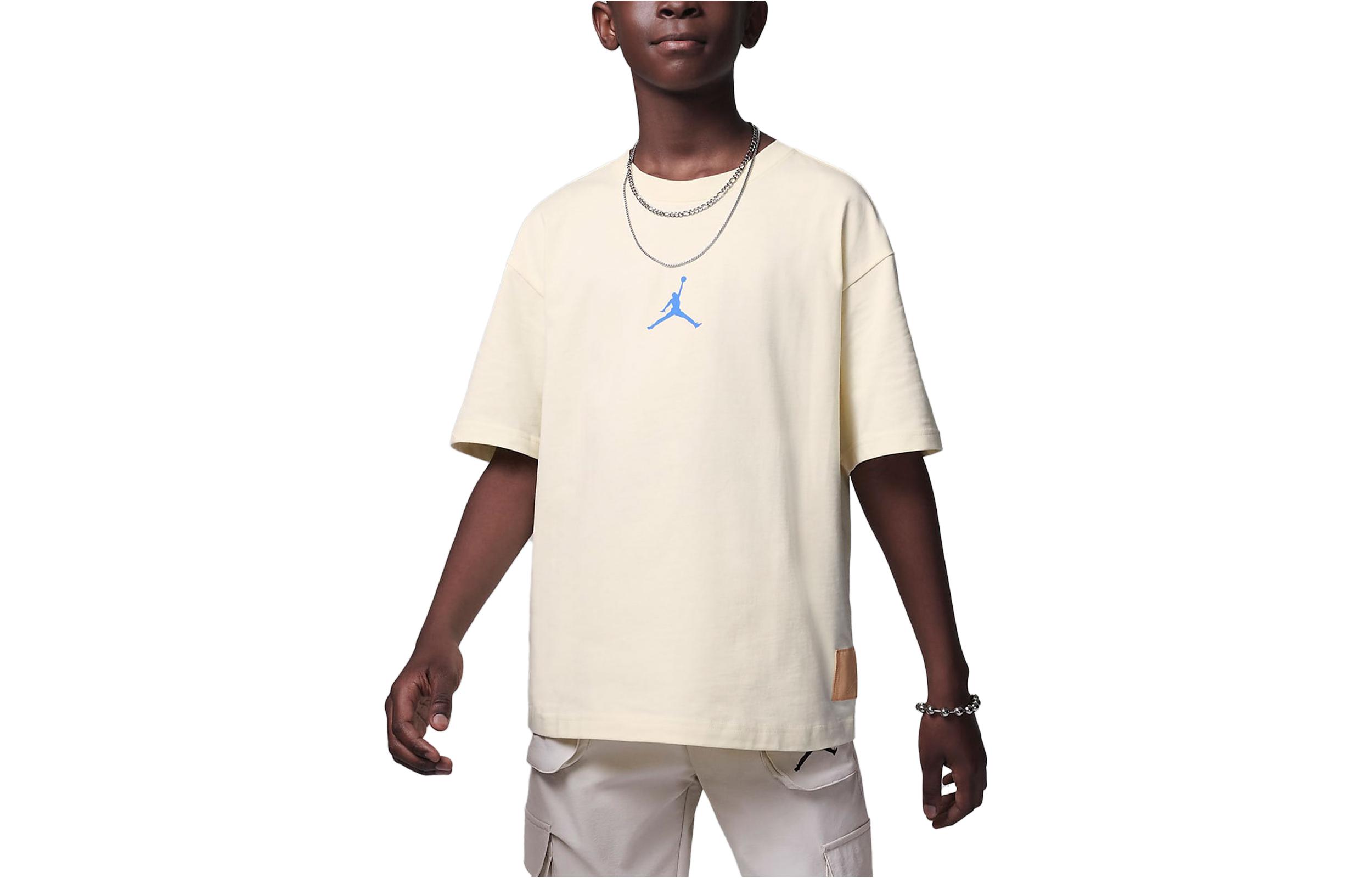 Мужская футболка Jordan (бежевая)