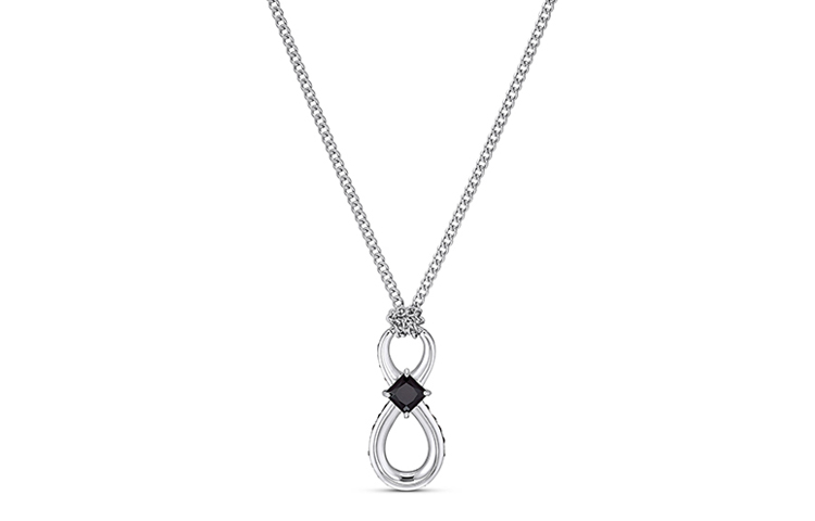 Женская цепочка Swarovski Infinity (серебряная)